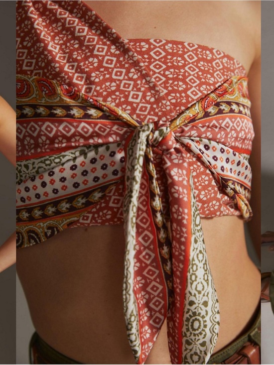 Anthropologie Tops - Anthropologie Bandeau Tie Top